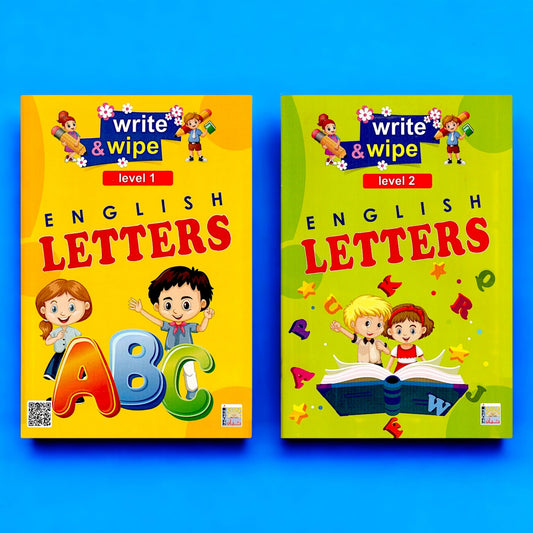عرض خاص: اكتب وامسح الحروف الإنجليزية المستوى 1 & 2