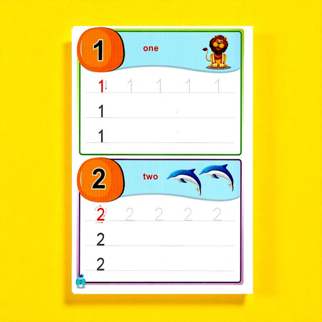 عرض خاص: اكتب وامسح الأرقام الإنجليزية المستوى 1 & 2