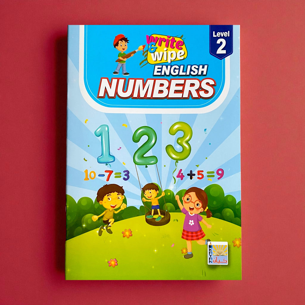 العرض الشامل: مجموعة اكتب وامسح الحروف والأرقام الإنجليزية - 4 كتب