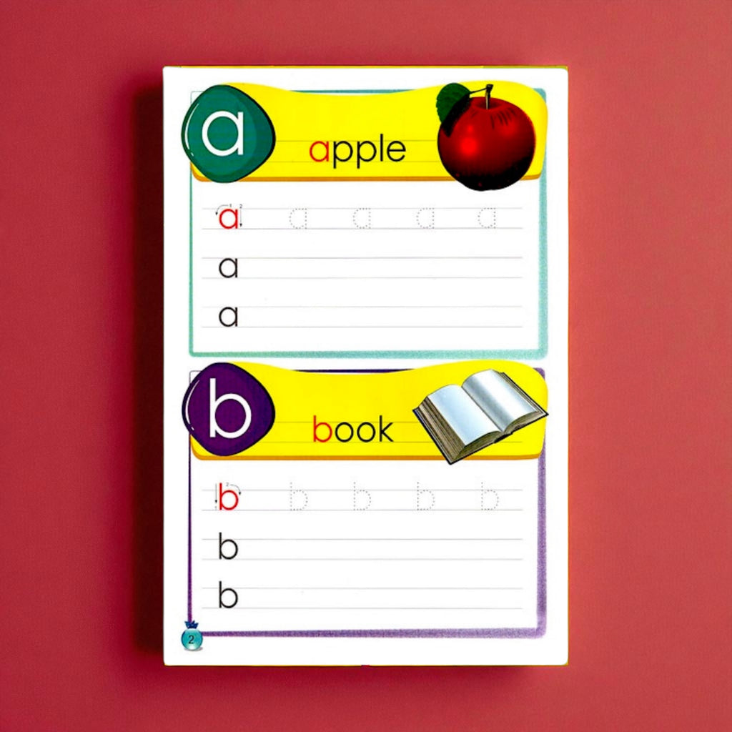 العرض الشامل: مجموعة اكتب وامسح الحروف والأرقام الإنجليزية - 4 كتب